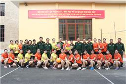 Giao lưu bóng chuyền hơi chào mừng kỷ niệm 89 năm ngày thành lập Hội LHPN Việt Nam